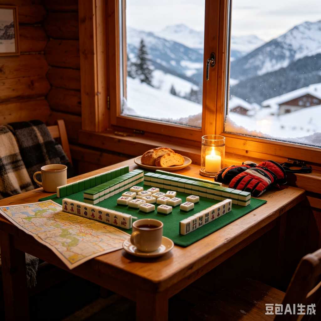 muted color mahjong set