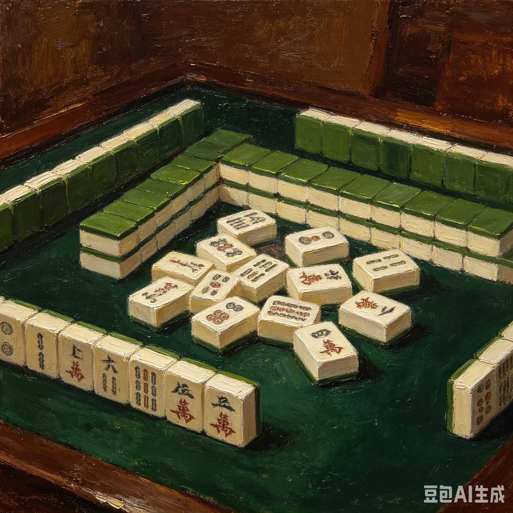 mahjong tile rack set