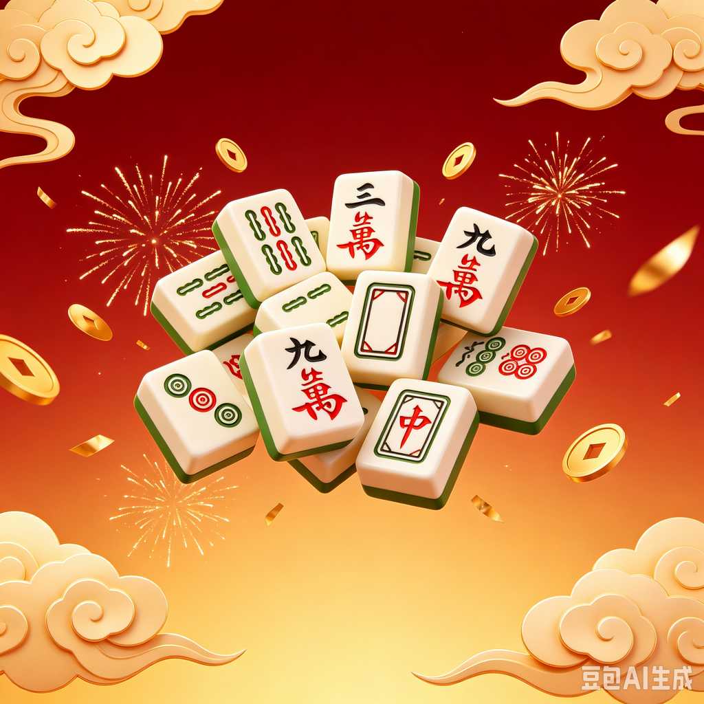 decorative mahjong tiles set